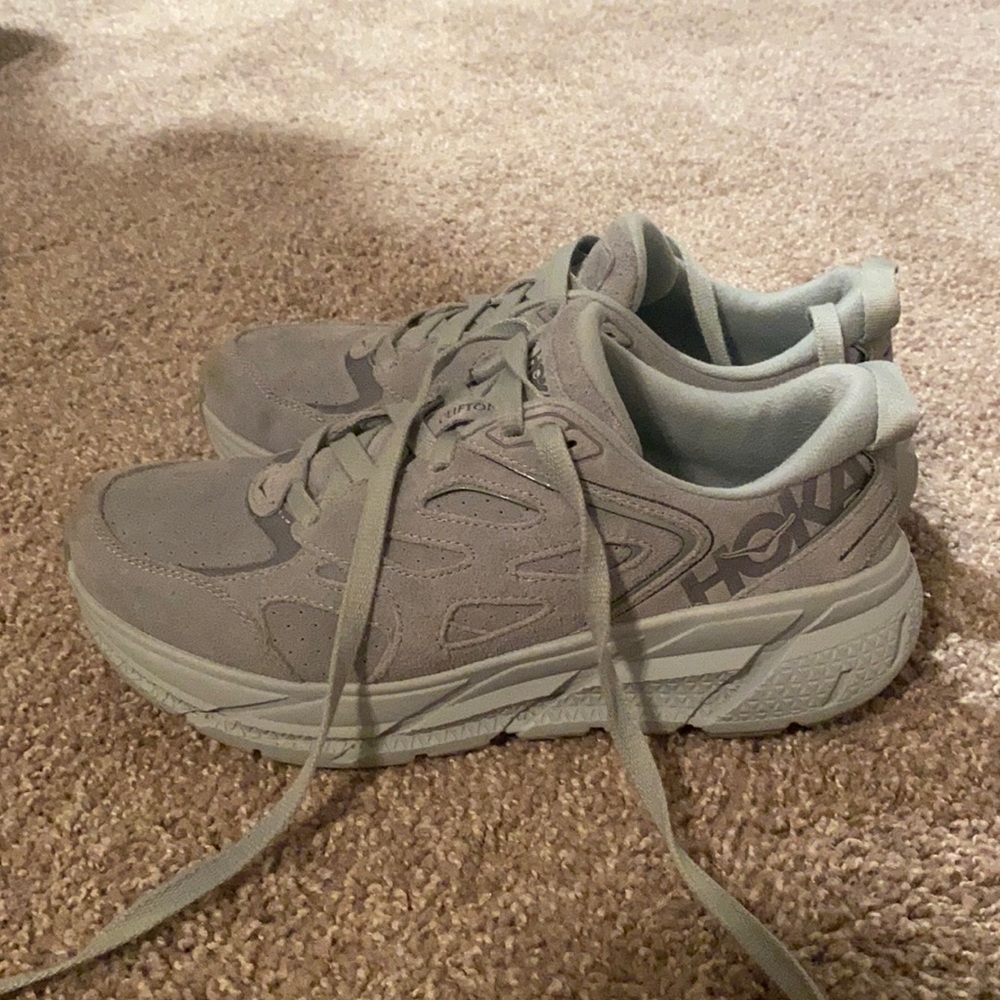Hoka Suede Clifton L. Gently worn!
